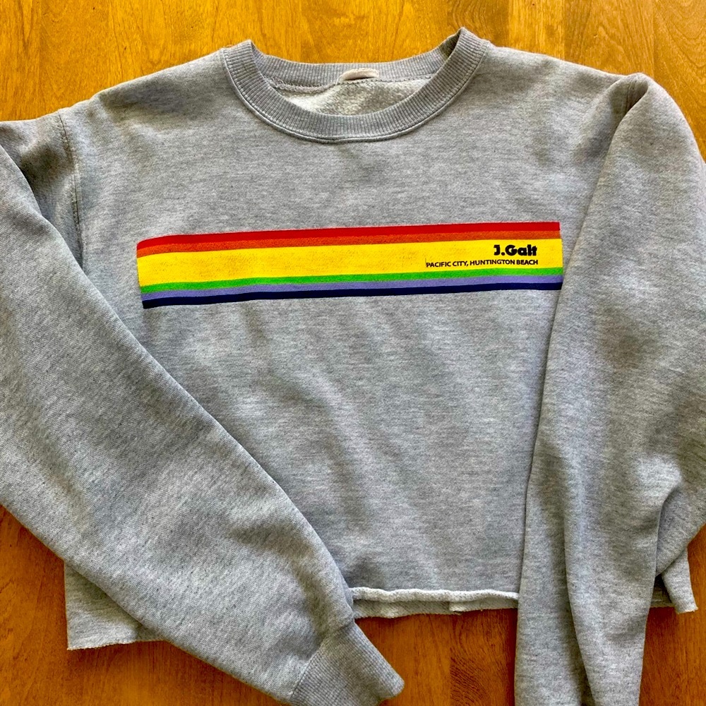 J. Galt sweatshirt cropped